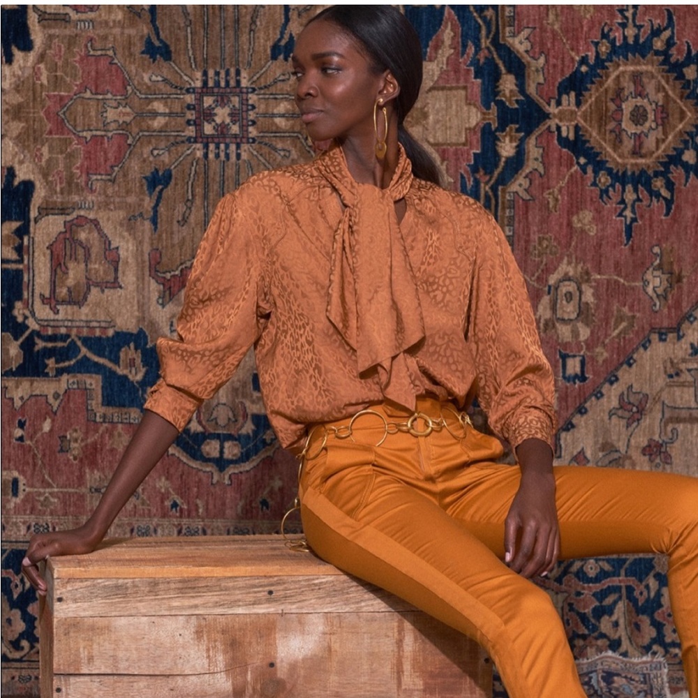 Johanna Ortiz Heart of Gold Top in Desert Spice